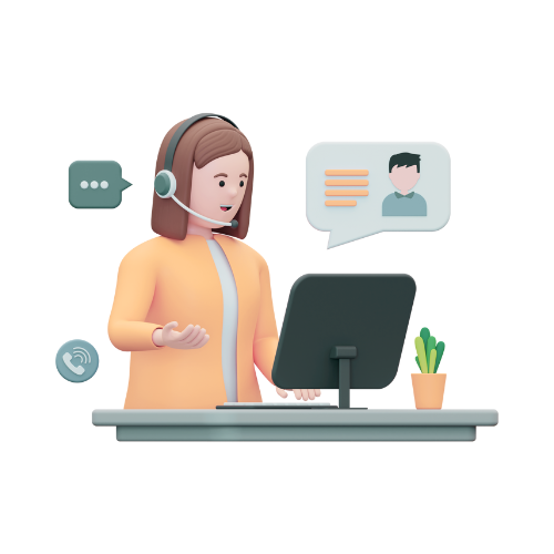 Virtual Assistant. Amber Assists. Customer Support icon