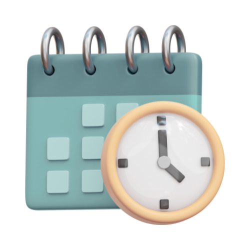 Virtual Assistant. Amber Assists. Calendar and Schedule icon. 